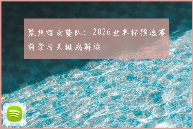 聚焦喀麦隆队：2026世界杯预选赛前景与关键战解读