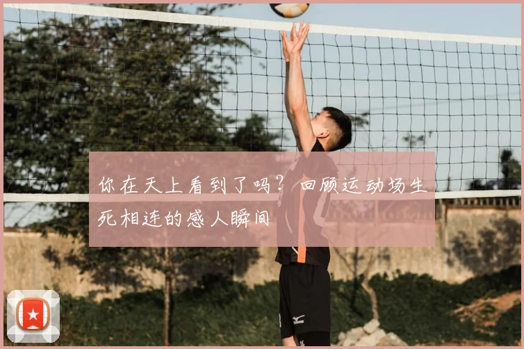 你在天上看到了吗?回顾运动场生死相连的感人瞬间
